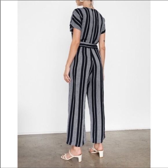 Rails striped jumpsuit womens size small Navy blue - Picture 3 of 15